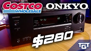 LOWEST PRICE 4K ATMOS RECEIVER! Testing the NEW Onkyo TX-SR393 from Costco