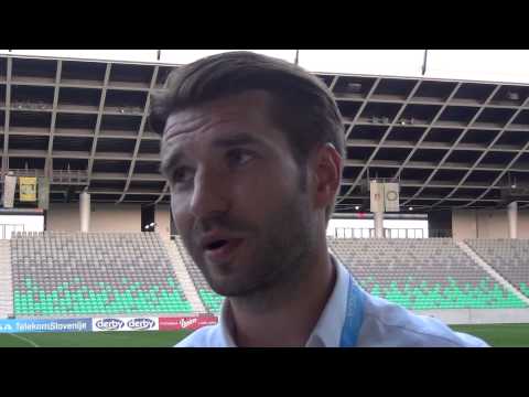 Luka Elsner po tekmi Olimpija Ljubljana - Domžale 0:3