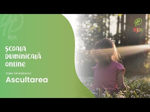 Școala duminicală online | Episodul 2 | Ascultarea | Hoffnungskirche Speranța Kids