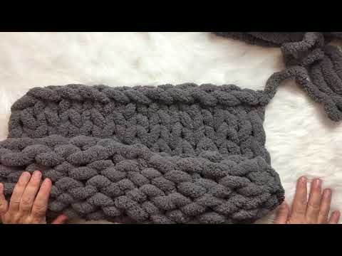 Video #6 - How To Finish Your Simple & Cozy Chunky Knit Blanket (casting off)