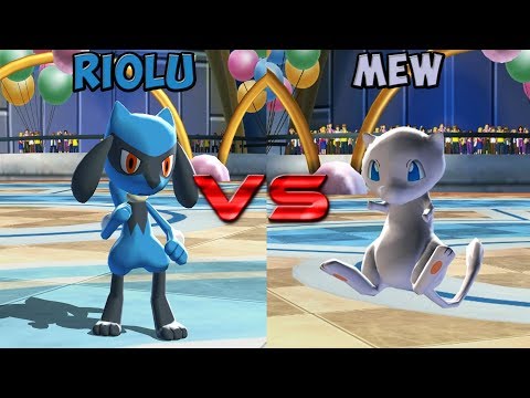 Pokemon battle revolution - Riolu vs Mew