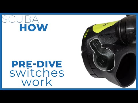 How Pre-Dive Switches Work | #scuba #regulator | @ScubaDiverMagazine
