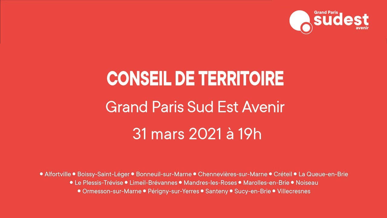 Conseil de Territoire du 31 Mars 2021 - GPSEA