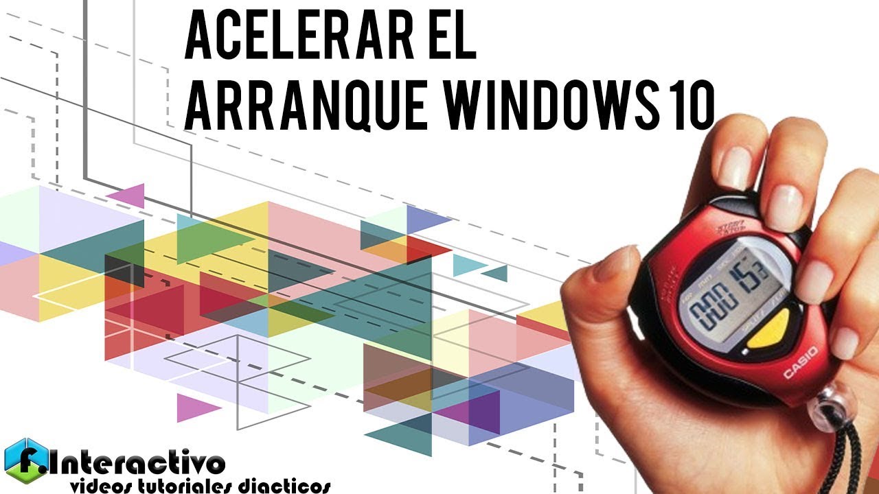 🔥 Acelerar el arranque en windows 10 correctamente, sin procesos absurdos