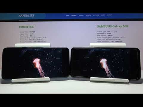 Compare Screens of Samsung Galaxy M11 and CUBOT X30 - Display Comparison