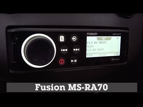 Fusion MS-RA70 Display and Controls Demo | Crutchfield Video