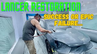 Mitsubishi Lancer Restoration | First Time Painting | Unbelievable Transformation