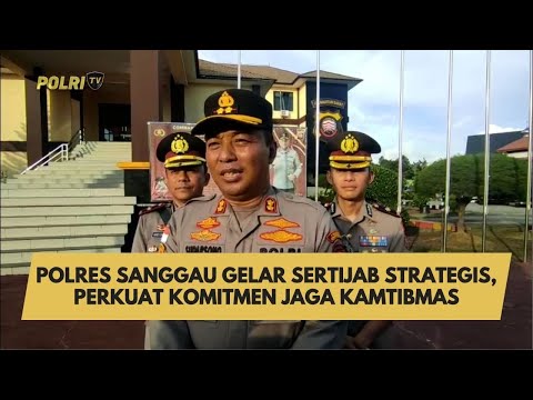 POLRES SANGGAU GELAR SERTIJAB STRATEGIS, PERKUAT KOMITMEN JAGA KAMTIBMAS