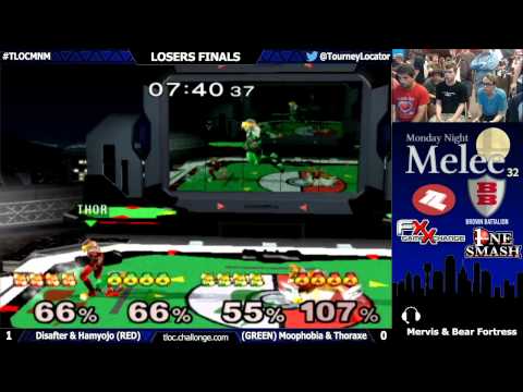 MNM 32 Melee - [MB] Disafter & FX DFW | Hamyojo vs Moophobia & Thoraxe - Losers Finals