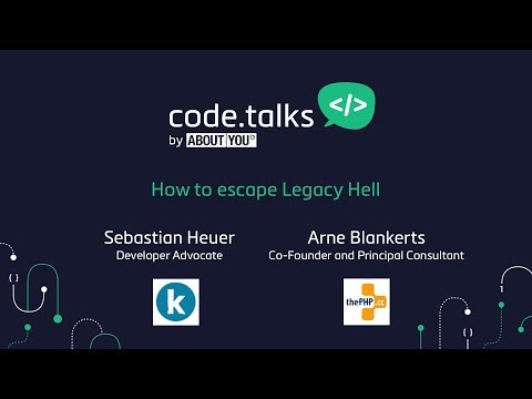 code.talks 2017 - How to escape Legacy Hell