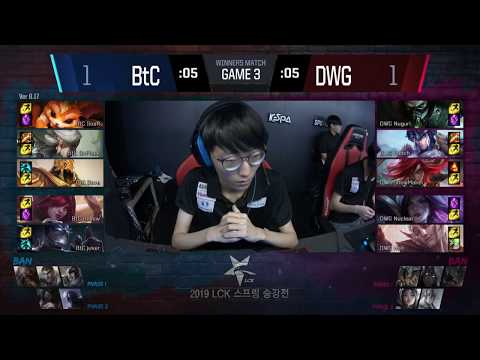 BTC vs. DWG - Игра 3 Must See | LCK Spring Promotion | Team Battlecomics vs. DAMWON Gaming (2019)