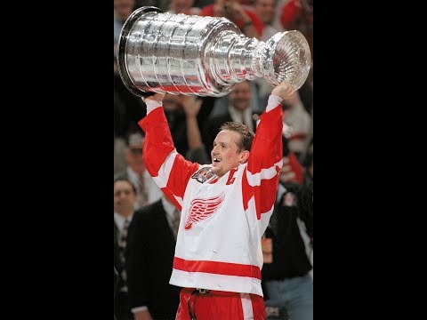 Detroit Red Wings press conference with Steve Yzerman
