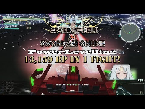 Accel World VS Sword Art Online - POWER-LEVELLING: 13159 BP In One Fight!