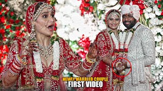 Arti Singh with Husband Dipak Chauhan | FIRST VIDEO after Marriage | Cutest Couple Moment