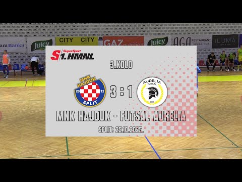 UMN_TV 1HMNL_MNK Hajduk - Futsal Aurelija (Sažetak)