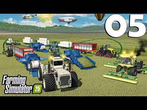 Mega SILAGE PRODUCTION w/ GOWEIL LT-Master | ANIMALS Challenge | Farming Simulator 25