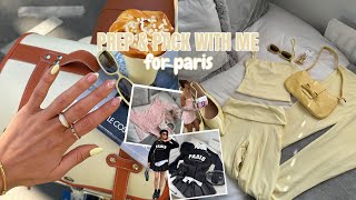 PREP AND PACK WITH ME FOR PARIS 🌼 | nail inspo, outfit planning...