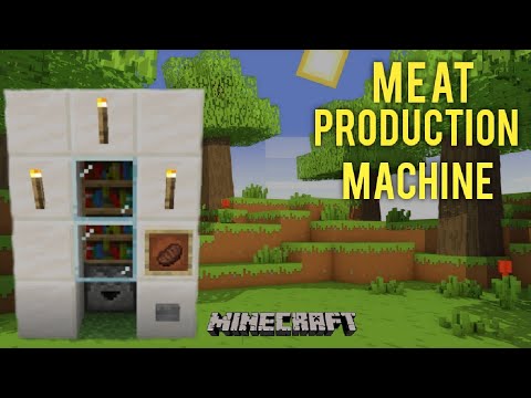 Minecraft ghost - redstone structures | part 1| Meat production machine