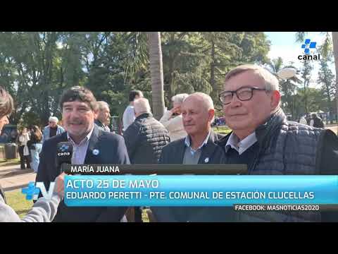 MAS Noticas | Acto 25 de Mayo en María Juana
