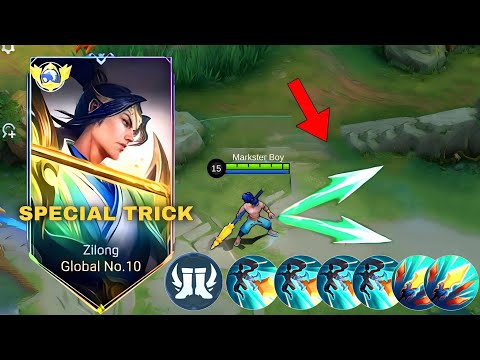 ZILONG UNLI DASH COMBO TRICK!! ONE SHOT =DELETE ALL😱 ZILONG BEST BUILD 2023 | MOBILE LEGENDS
