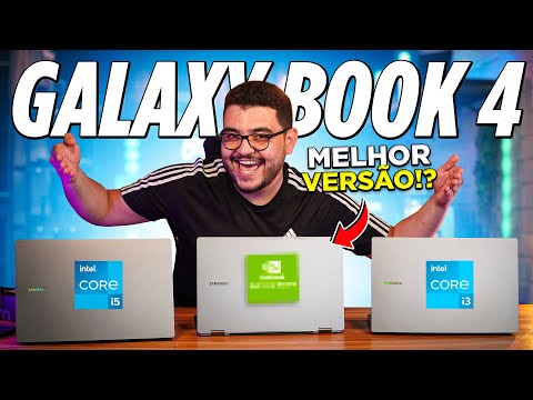Qual o MELHOR notebook Samsung Galaxy Book4 para o seu uso? Guia completo e definitivo!