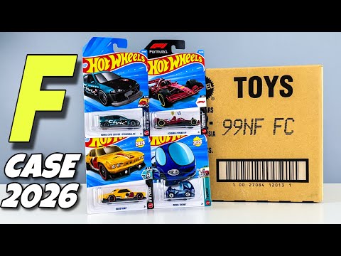 Unboxing Hot Wheels 2026 - F Case!