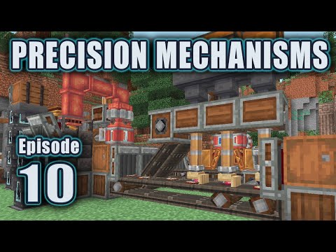 How to Make Precision Mechanisms / Completing Chapter 2: Ep 10 - Minecraft Create Above and Beyond