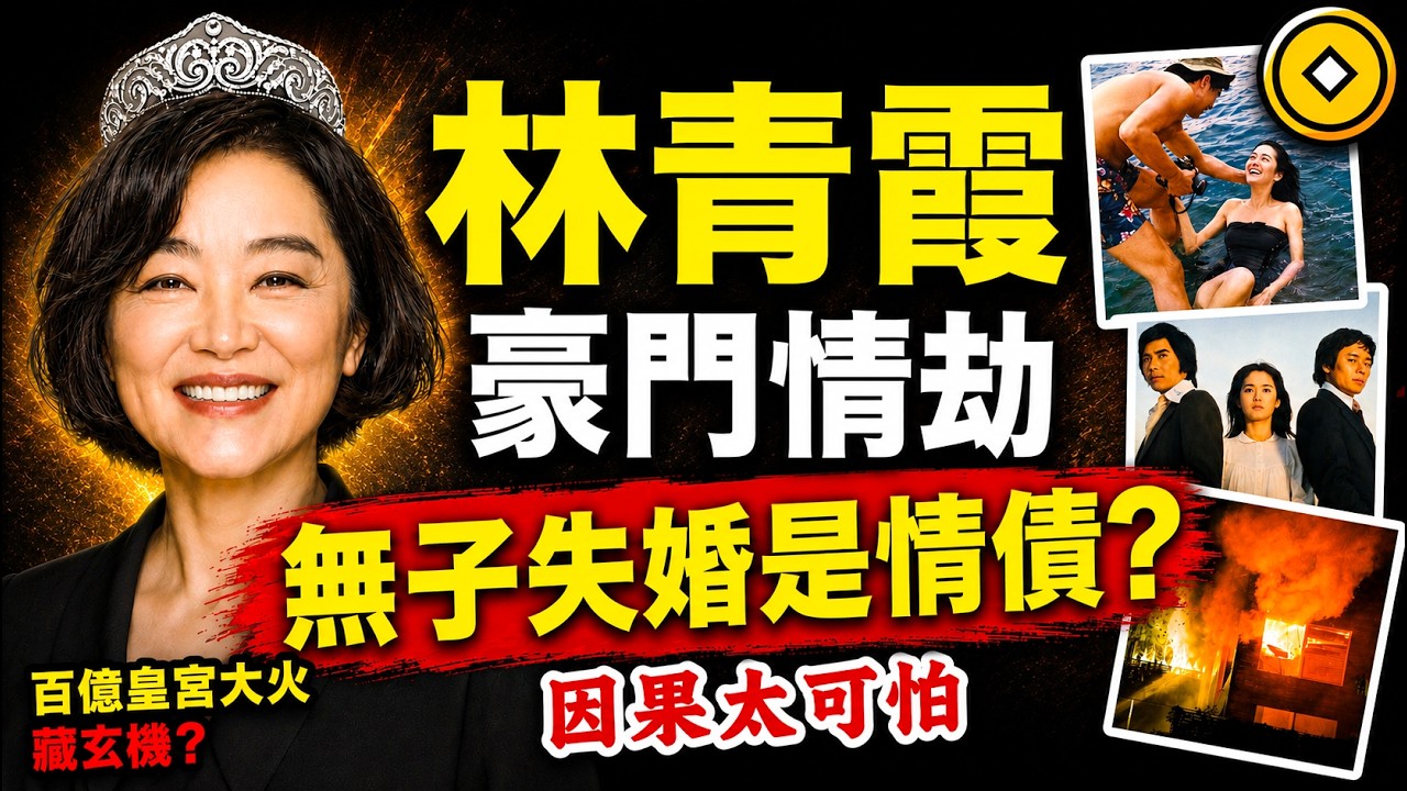 瓊瑤最美女神 - 林青霞瘋傳離婚真相？！百億豪宅皇宮燒毀？！女生男相命格驚人！#人生智慧 #命理 #哲學 #曾仕強 #易經 #正能量