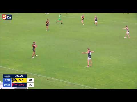 Rd 4 Hostplus SANFL Snapshot - Glenelg's Luke Reynolds marks & goals from 50m