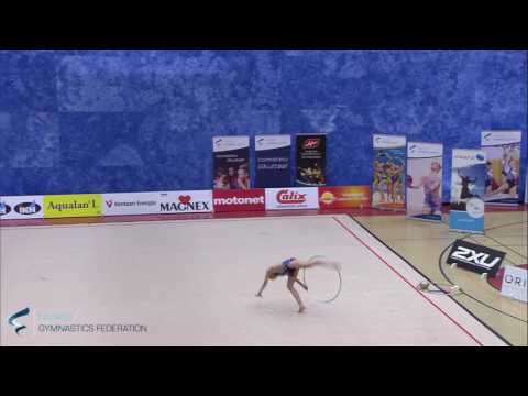 Alesia Kolomainen - Vanne - Voimistelun SM 2017 Jyväskylä