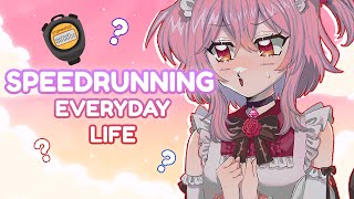 SPEEDRUNNING IRL ANY% WR  w/ HANDCAM【NIJISANJI EN | ROSEMI LOVELOCK】
