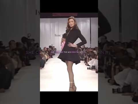 Most perfect spin in history 🔥  #shorts #runway #model #trending #edit #fashion #versace