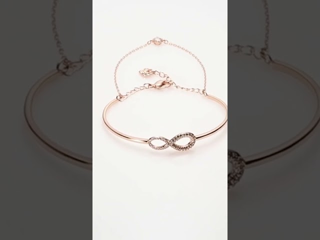 Vídeo relacionado con Swarovski Pulsera Swarovski Infinity, Infinity y corazón, Blanca, Baño de rodio