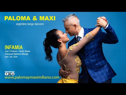 Paloma & Maximiliano - Tango Infamia. Goldcoast Ballroom Milonga. 04/03/2024