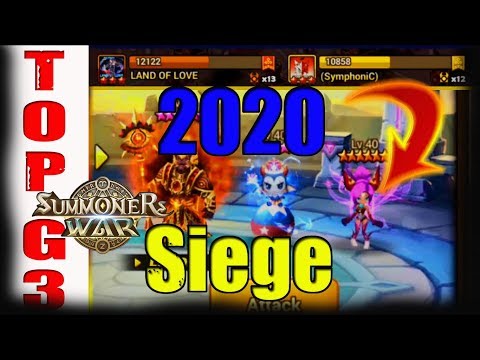 2020 Years of Miho, Siege Battle VS SymphoniC and Land of Love - Summoners War Indonesia