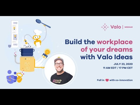 Valo Webinar: Build the workplace of your dreams with Valo Ideas in Microsoft Teams