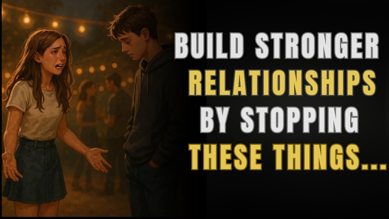 5 Things You Must Stop Doing to Build Stronger Relationships | Stoicism
