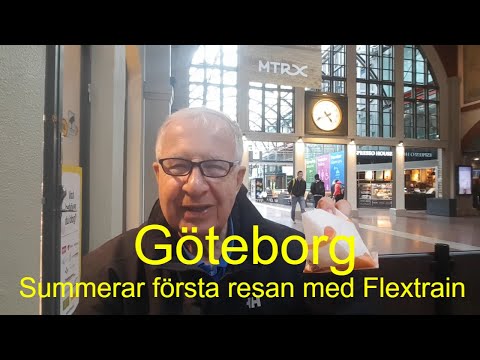 2021-05-06 NU I GÖTEBORG - Summerar resan med Flixtrain