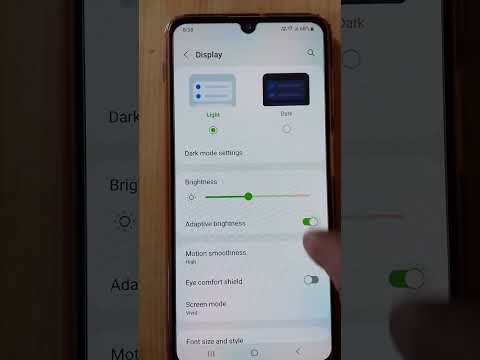 #Adaptive brightness 🌞 #howto turn it #shorts #samsung #galaxyf22 #shorts 😍