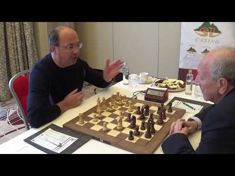 Oleg Skvortsov - GM Evgeny Sveshnikov, Match at Kempinski Riga, Sicilian 2.b3, Rapid, PART I