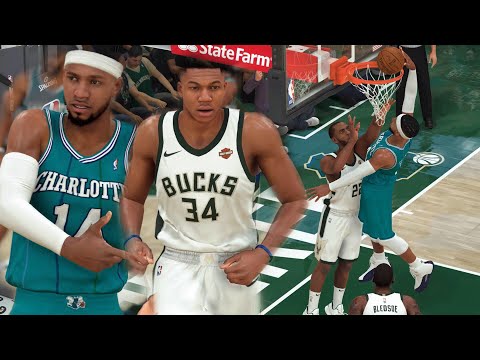 NBA 2K20 MyCareer Ep. 10 - Last Game as a Hornet R.I.P. Greek Freak