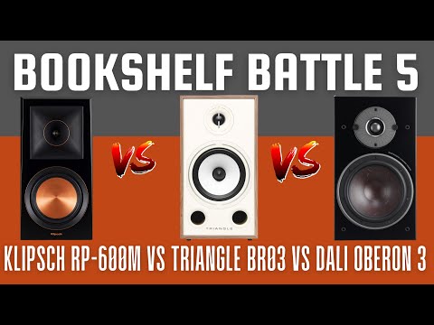 Best Bookshelf Speaker Comparison Klipsch RP-600m vs Triangle BR03 vs Dali Oberon 3 - Battle 5