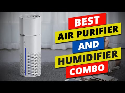 HomBreez Air Purifier and Humidifier Combo for Bedroom, Covers Up to 200ft², H13 True HEPA Filter, 500ML Water Tank, Quiet Cool Mist Top Fill Essential Oil Diffuser for Baby, Pet Room, White video review thumbnail