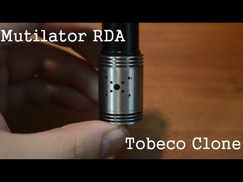 Обслуживаемый атомайзер для дрипа - Tobeco Mutilator - видео 2