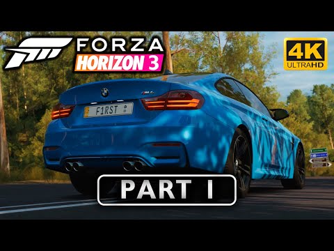 〈4K〉Forza Horizon 3 FULL GAME Walkthrough - Part 1 - No Commentary GamePlay
