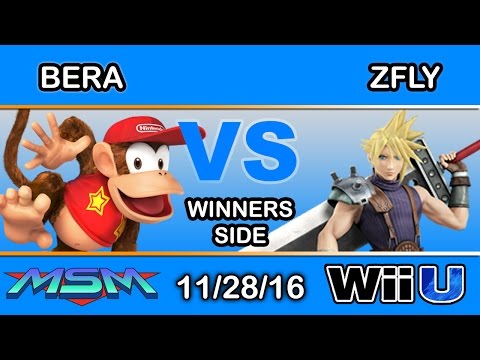 MSM 76 - Bera (Diddy Kong) Vs. 2GG | Zfly (Cloud) Winners Side - Smash Wii U