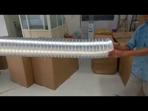 Aluminium aluminum flexible chimney duct pipe 6inch / 5.5inc...