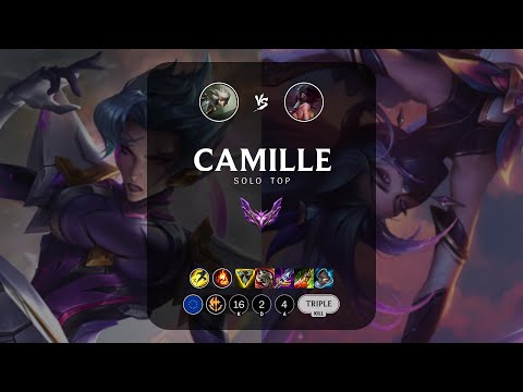 Camille Top vs Akali - EUW Master Patch 13.1