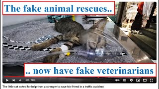 Fake Animal Rescues - now have fake veterinarians