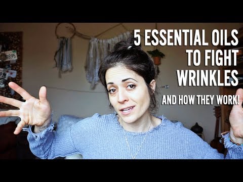 5 Essential Oils For Wrinkles...and why they work! (Antioxidant, Anti-inflammatory, Astringent) Video